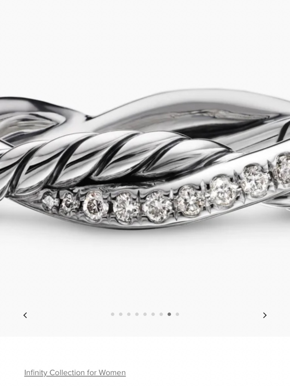 David Yurman PETITE INFINITY BAND RING unisex - Picture 4 of 8